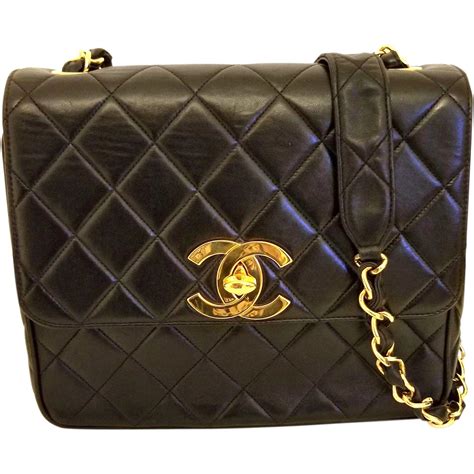 vintage chanel shoulder bag|old fashioned chanel bags.